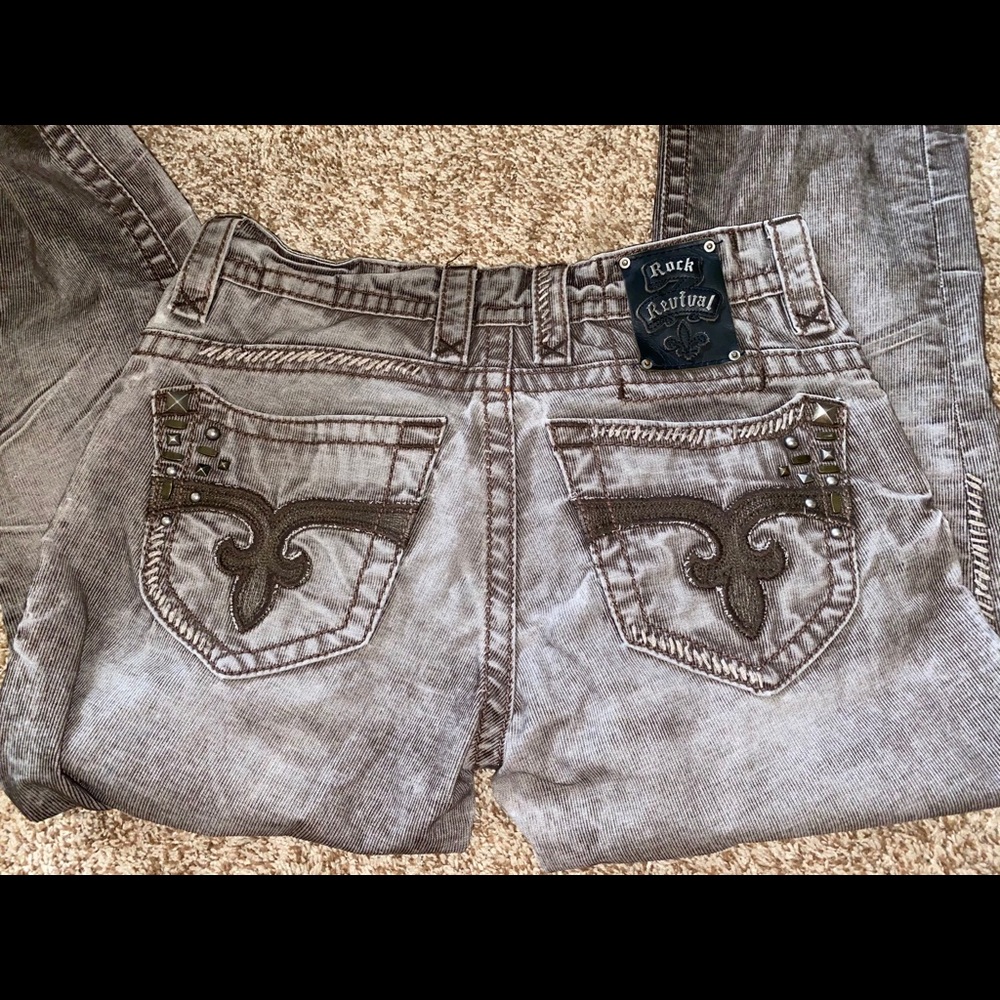 Men’s brown Corduroy Rock Revivals